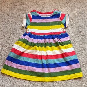Boden Colorful Striped Kids Dress